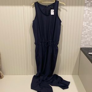 Theory Sleeveless Silk Jumpsuit